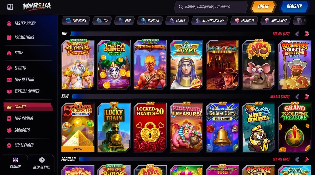WinRolla Casino - Pełna Recenzja 2026 Casino